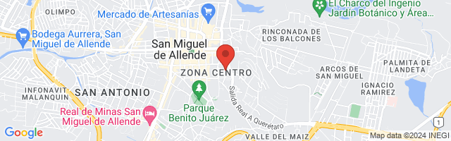 Property 1243 Map in San Miguel de Allende