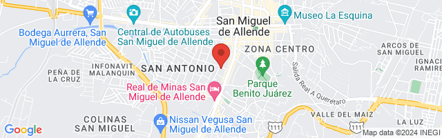 Property 1317 Map in San Miguel de Allende