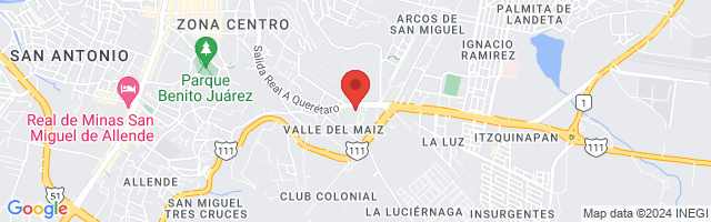 Property 1419 Map in San Miguel de Allende