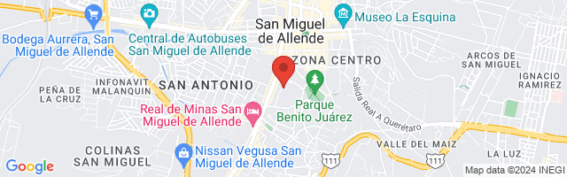 Property 1584 Map in San Miguel de Allende