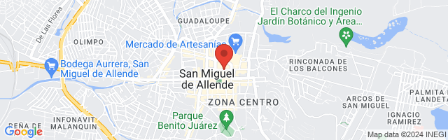 Property 1765 Map in San Miguel de Allende