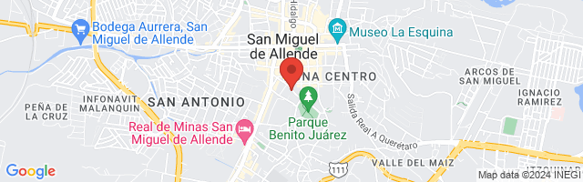 Property 1920 Map in San Miguel de Allende