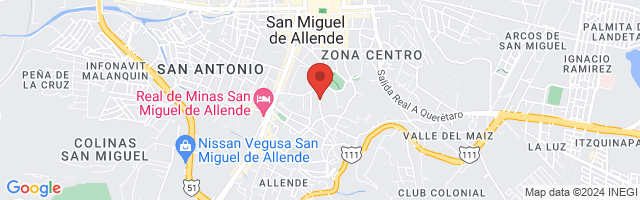 Property 2063 Map in San Miguel de Allende