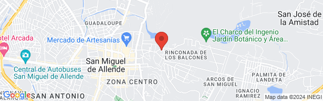 Property 2086 Map in San Miguel de Allende