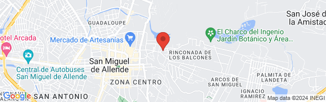 Property 2098 Map in San Miguel de Allende