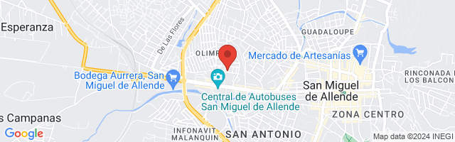 Property 2103 Map in San Miguel de Allende