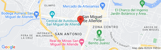 Property 2130 Map in San Miguel de Allende