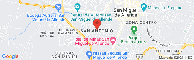 Property 2143 Map in San Miguel de Allende