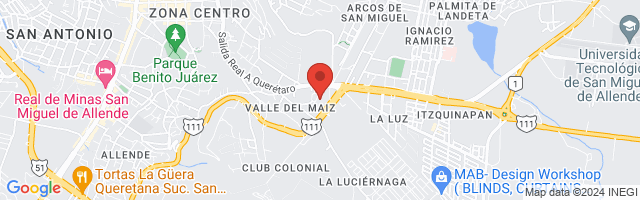 Property 2161 Map in San Miguel de Allende