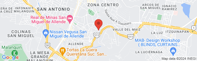 Property 2244 Map in San Miguel de Allende
