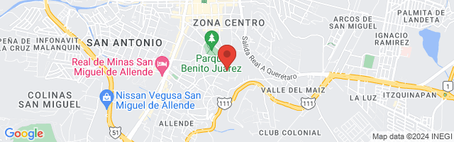Property 2250 Map in San Miguel de Allende