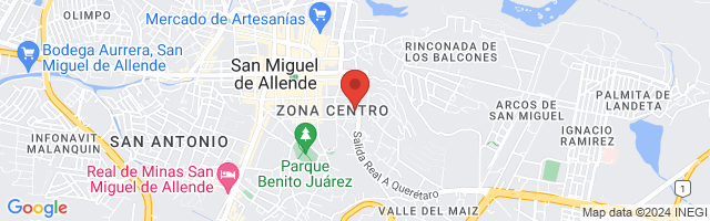 Property 2380 Map in San Miguel de Allende