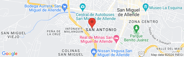 Property 2422 Map in San Miguel de Allende