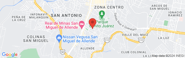 Property 2449 Map in San Miguel de Allende