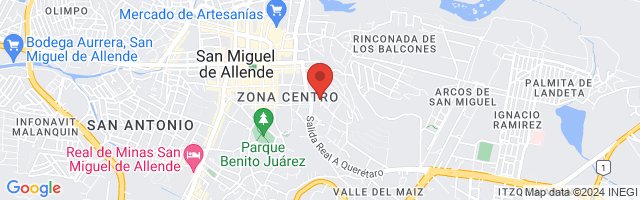 Property 2470 Map in San Miguel de Allende