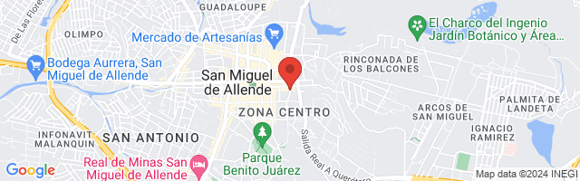 Property 2473 Map in San Miguel de Allende