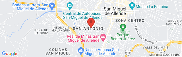 Property 2475 Map in San Miguel de Allende