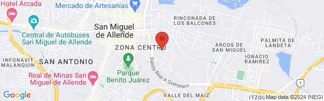Property 2484 Map in San Miguel de Allende