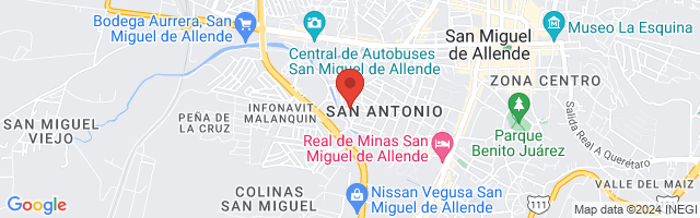 Property 2494 Map in San Miguel de Allende