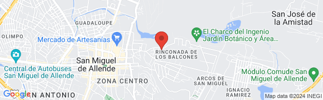 Property 2535 Map in San Miguel de Allende
