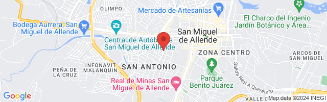 Property 2634 Map in San Miguel de Allende