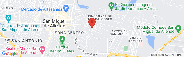 Property 2660 Map in San Miguel de Allende