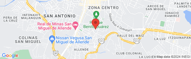 Property 2682 Map in San Miguel de Allende