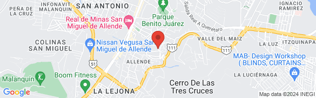 Property 2689 Map in San Miguel de Allende