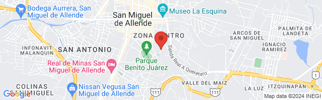 Property 2736 Map in San Miguel de Allende