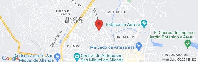 Property 2813 Map in San Miguel de Allende