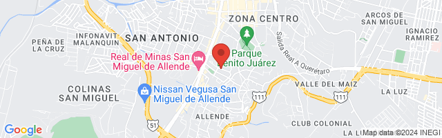 Property 2826 Map in San Miguel de Allende