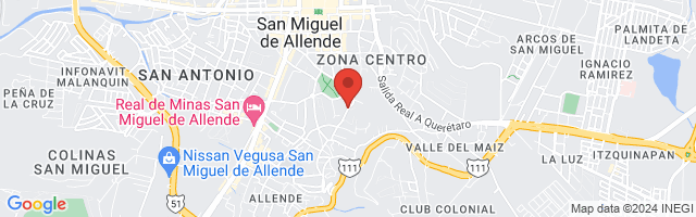Property 2827 Map in San Miguel de Allende