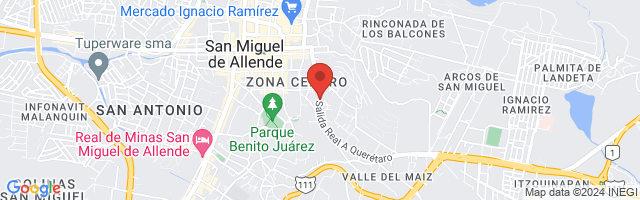 Property 2833 Map in San Miguel de Allende