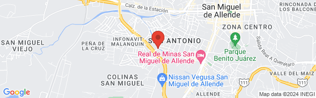 Property 2837 Map in San Miguel de Allende