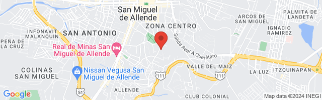 Property 2934 Map in San Miguel de Allende