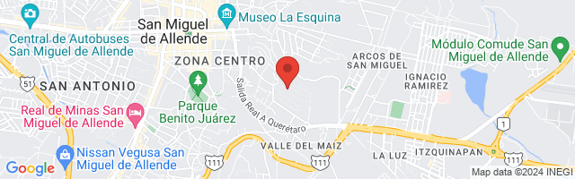 Property 2953 Map in San Miguel de Allende