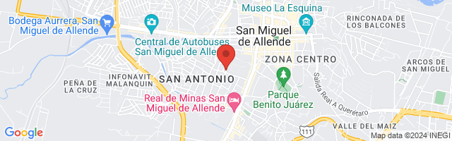 Property 2957 Map in San Miguel de Allende