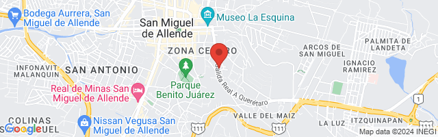 Property 3077 Map in San Miguel de Allende
