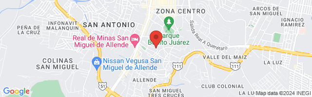 Property 2497 Map in San Miguel de Allende