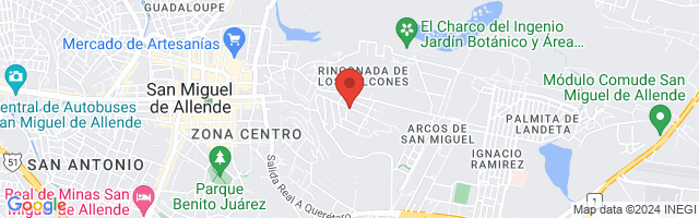 Property 2821 Map in San Miguel de Allende