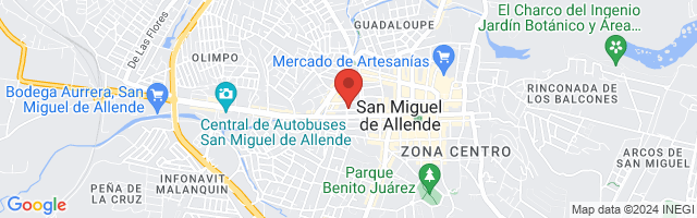 Property 2834 Map in San Miguel de Allende