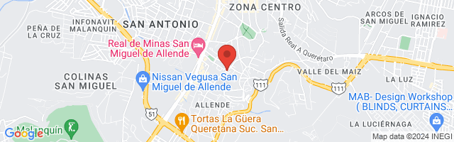 Property 2975 Map in San Miguel de Allende