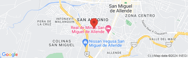 Property 3251 Map in San Miguel de Allende