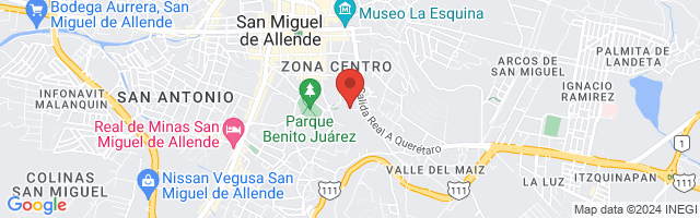 Property 3274 Map in San Miguel de Allende
