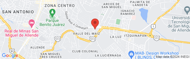 Property 3394 Map in San Miguel de Allende