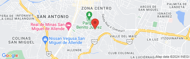 Property 3432 Map in San Miguel de Allende