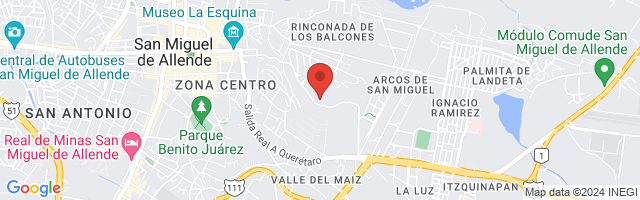 Property 3486 Map in San Miguel de Allende