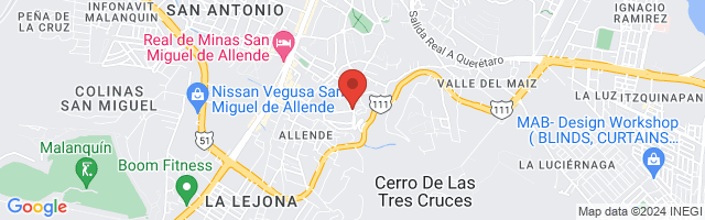 Property 3494 Map in San Miguel de Allende
